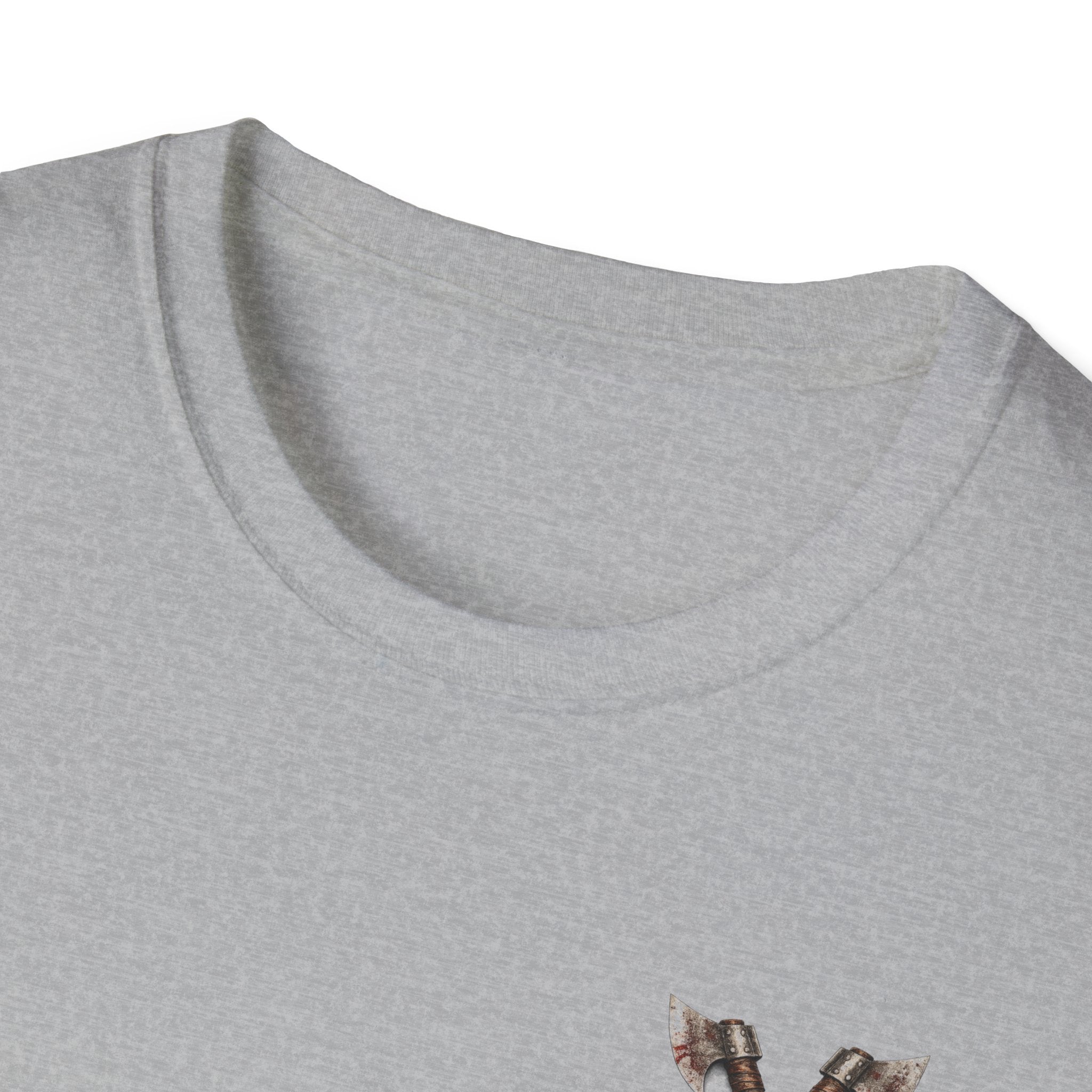 Forged In Suffering T-Shirt — 'Forged in Suffering' Nordic Viking Helmet Graphic Tee