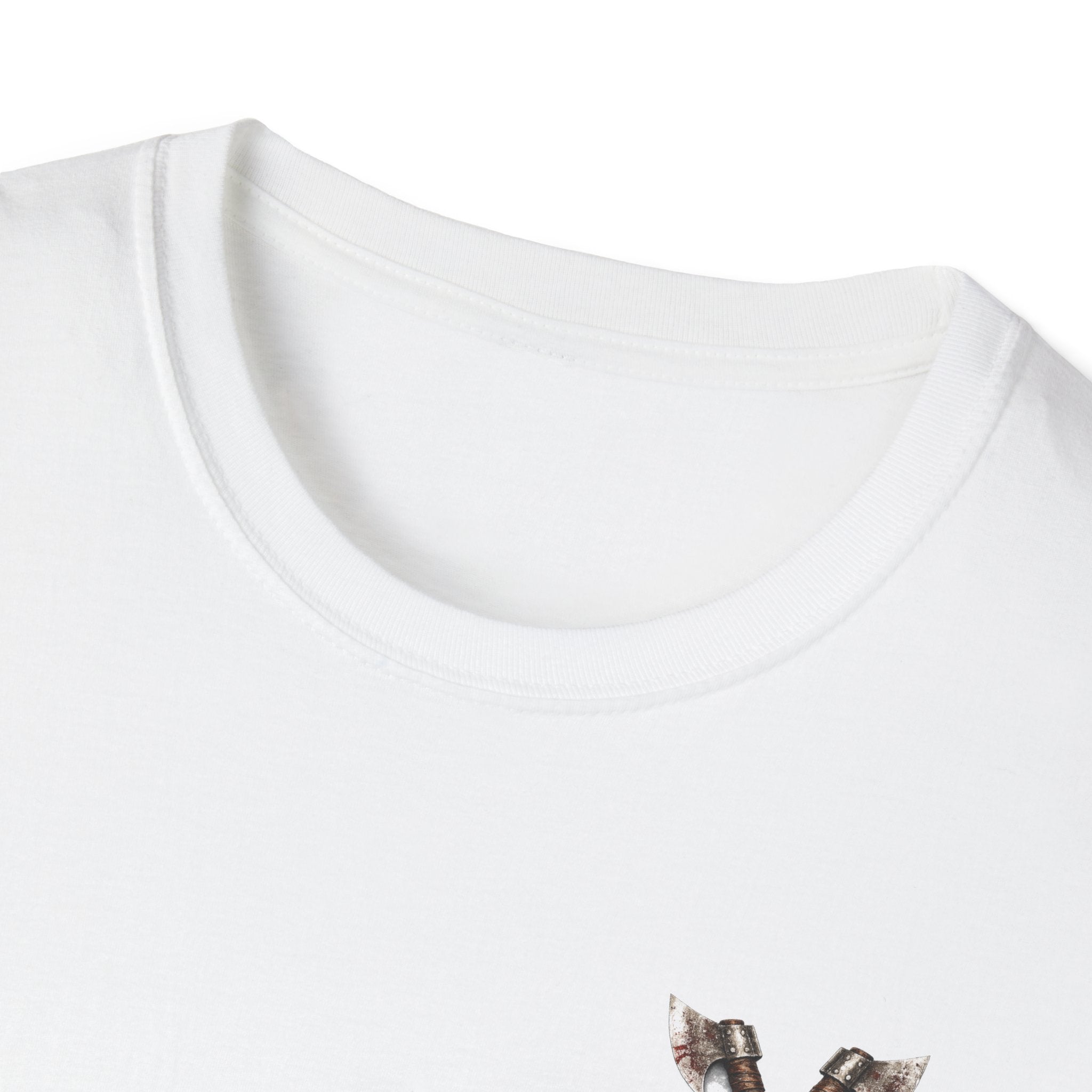 Forged In Suffering T-Shirt — 'Forged in Suffering' Nordic Viking Helmet Graphic Tee