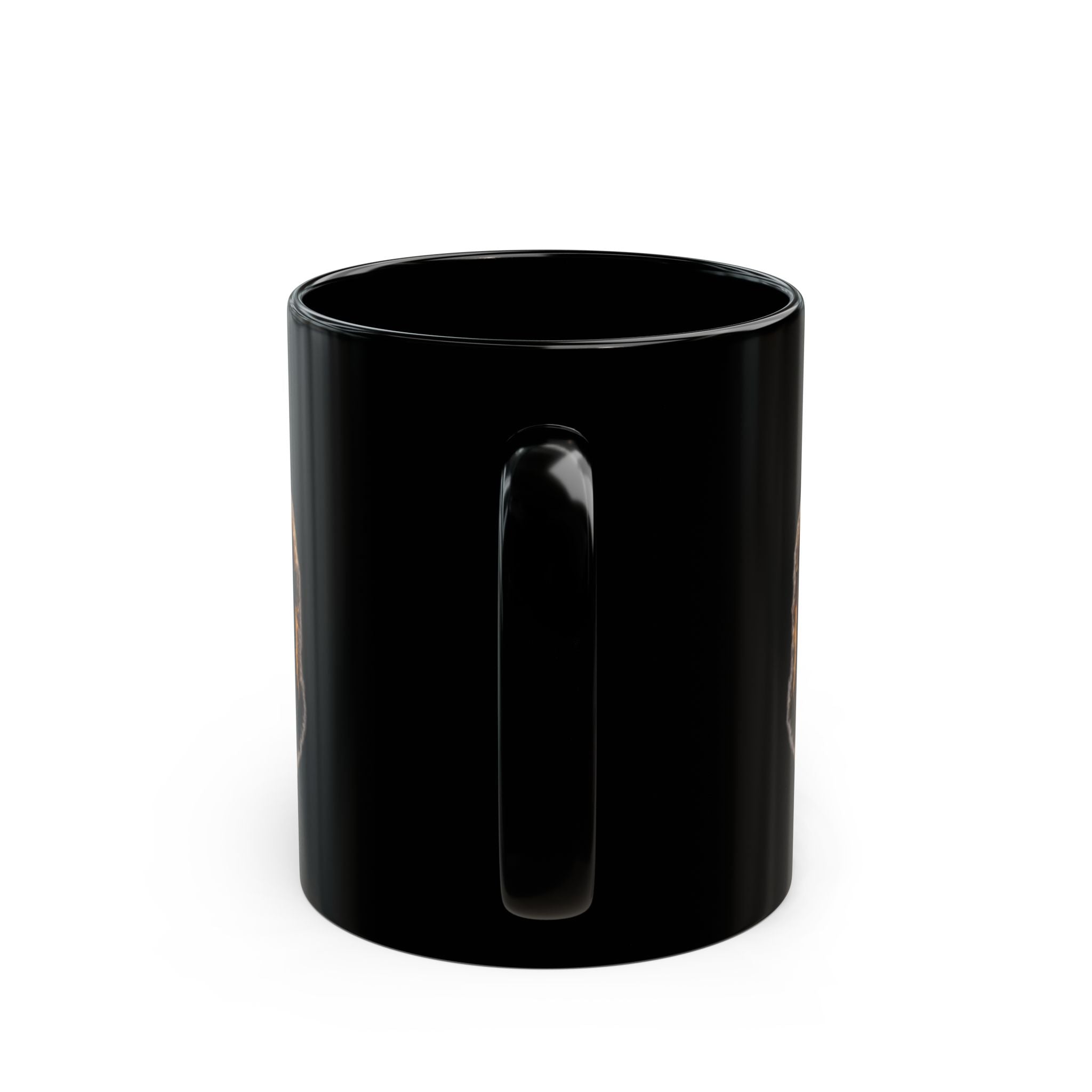Spartan Helmet Black Mug — Rustic Warrior Coffee Cup (11oz, 15oz)