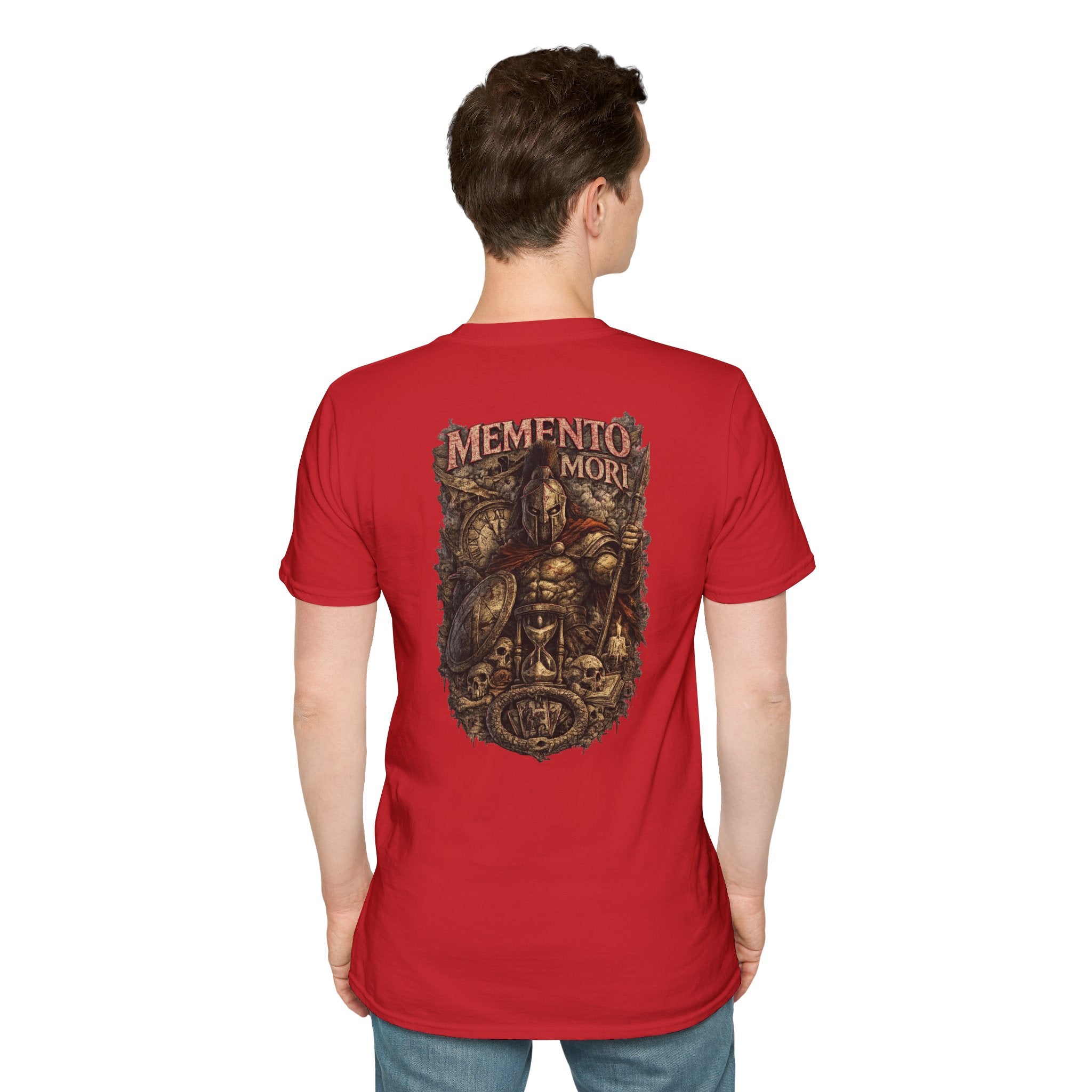 Memento Mori T-Shirt - Vintage Skull & Armor Graphic