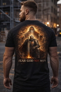 Fear God Not Man T-Shirt — Christian Knight Graphic Tee