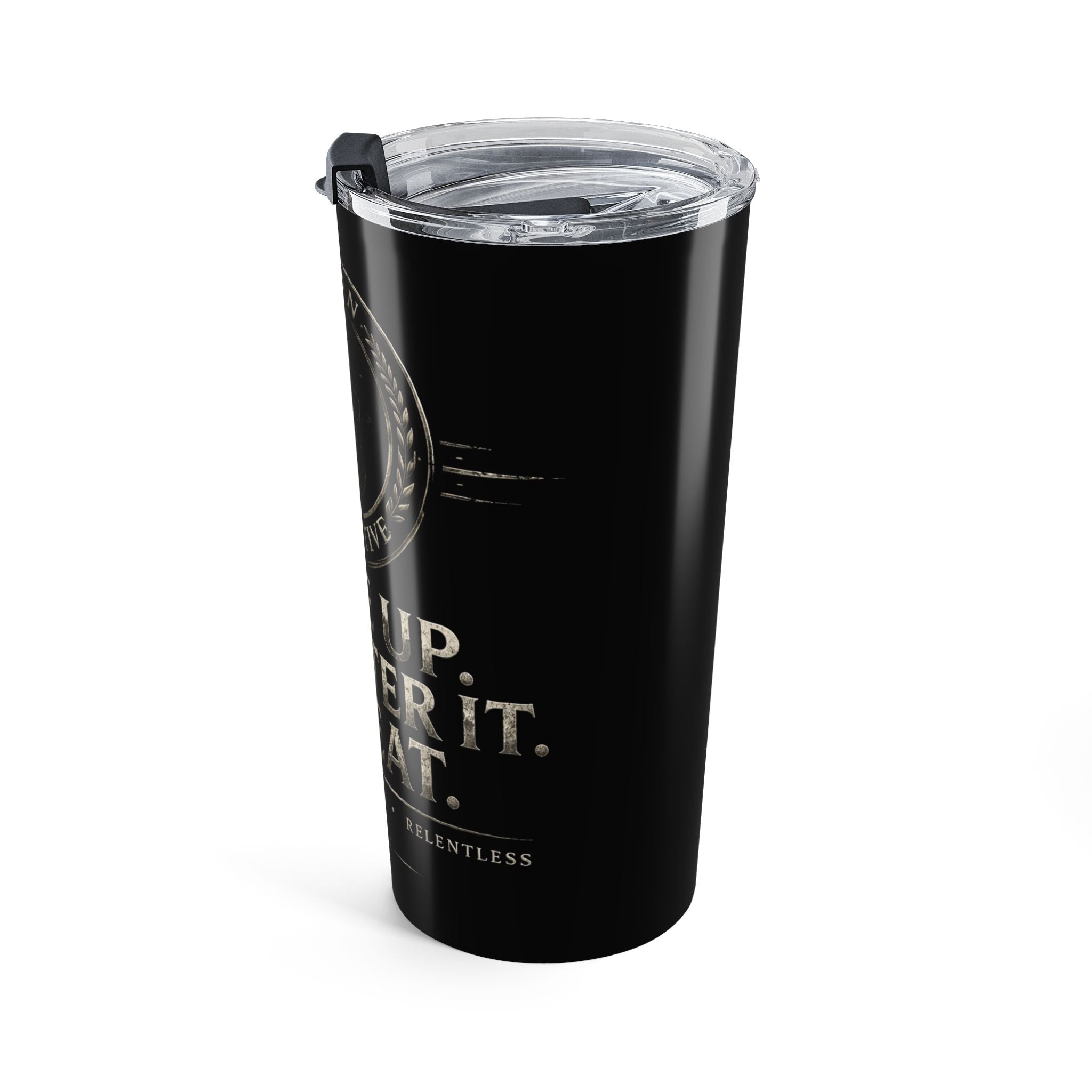 Wake Up, Get After It, Repeat 20oz Tumbler – Spartan Motivational Travel Cup