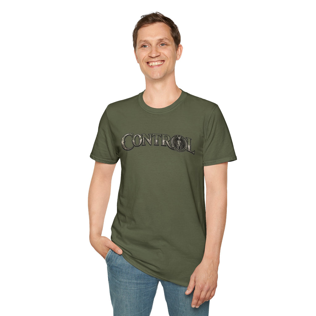 Control Graphic T-Shirt — Vintage Coin Logo Tee
