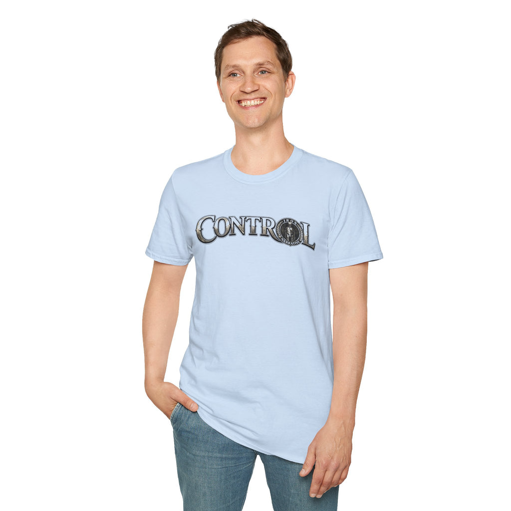 Control Graphic T-Shirt — Vintage Coin Logo Tee