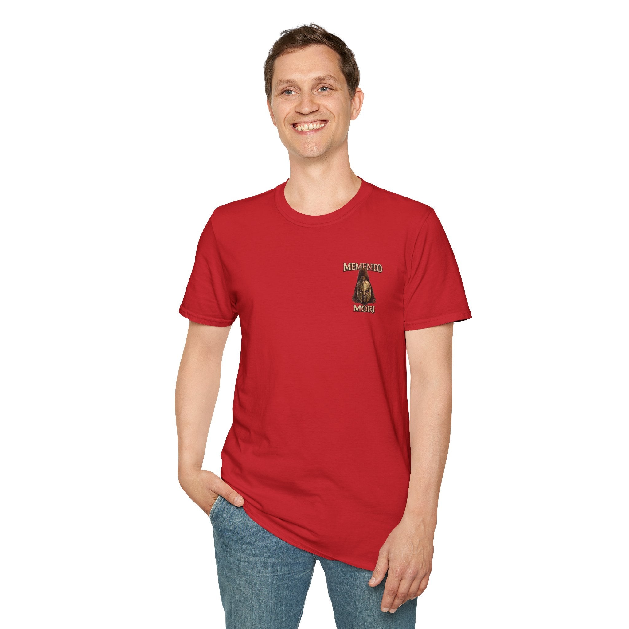 Memento Mori T-Shirt - Vintage Skull & Armor Graphic
