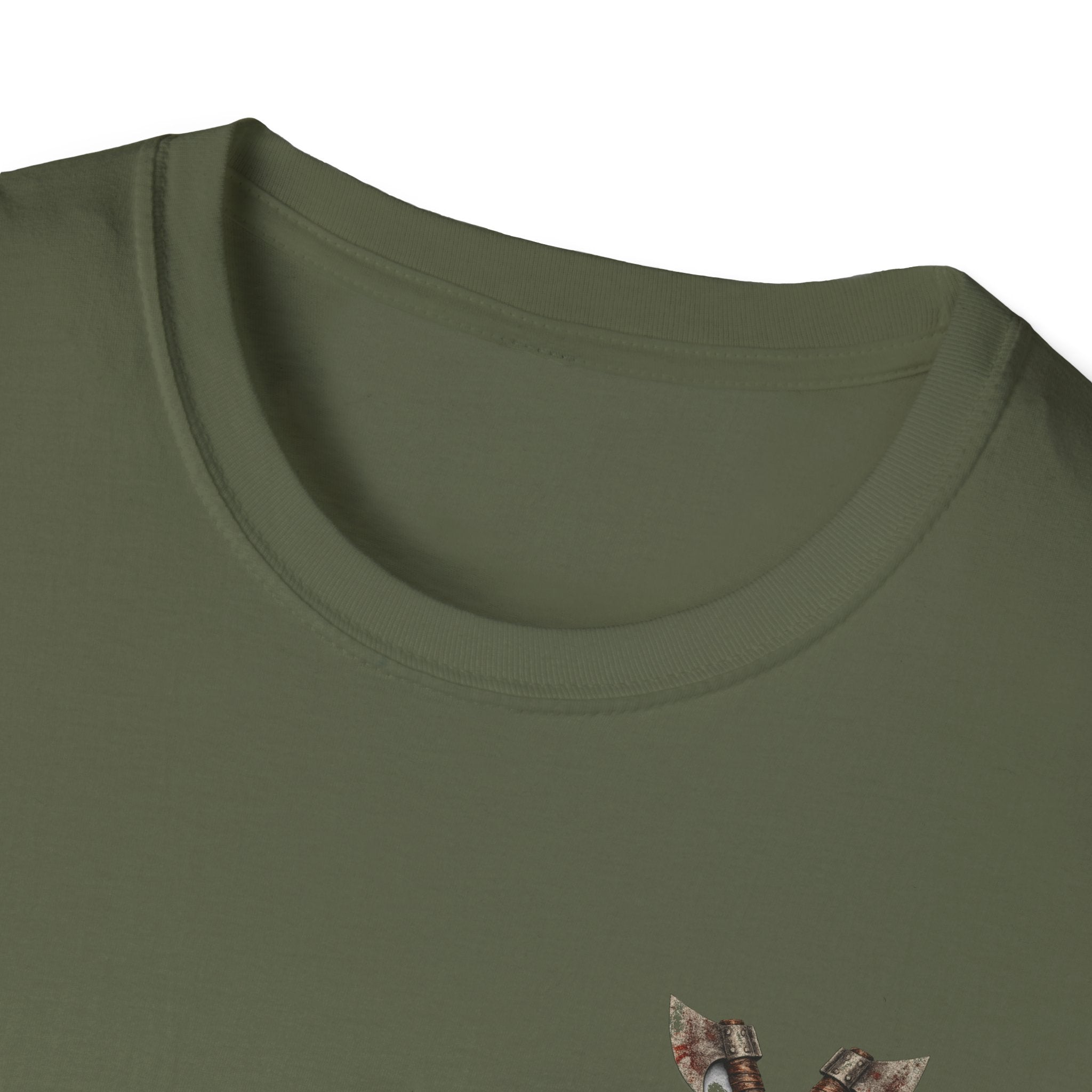 Forged In Suffering T-Shirt — 'Forged in Suffering' Nordic Viking Helmet Graphic Tee