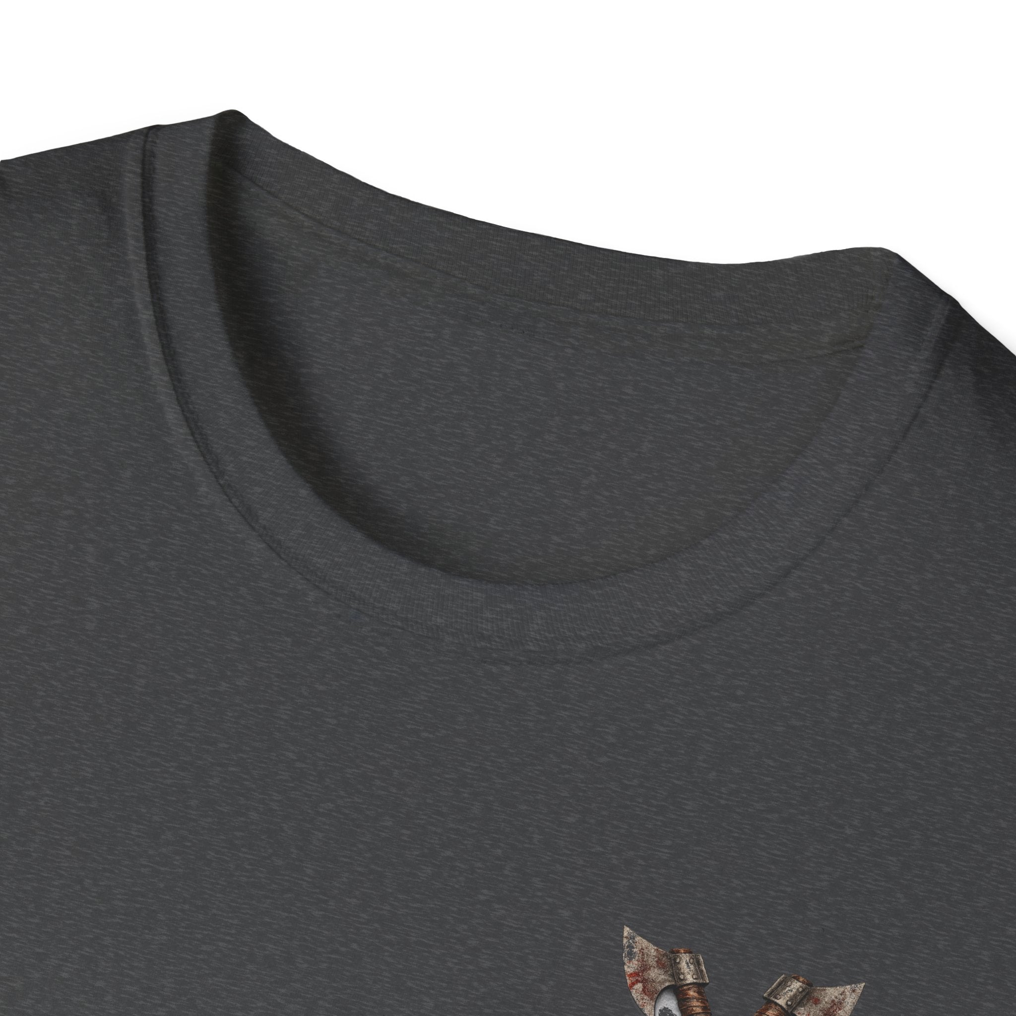 Forged In Suffering T-Shirt — 'Forged in Suffering' Nordic Viking Helmet Graphic Tee