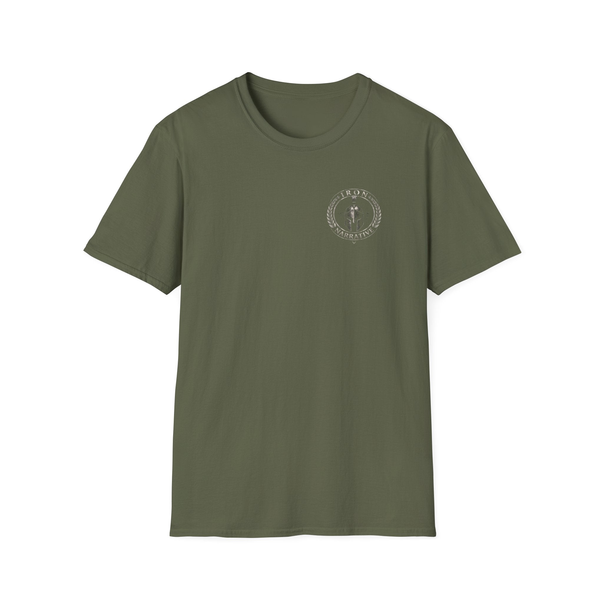 Fight In The Shade T-Shirt — Small Chest Emblem, Subtle Back Print