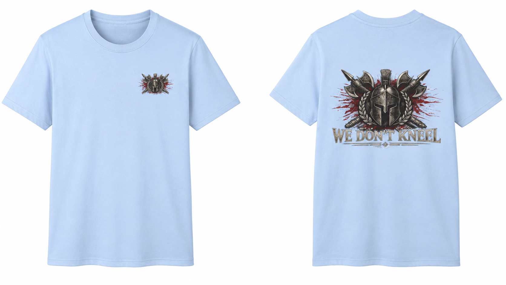 Spartan 'We Don't Kneel' Graphic T-Shirt